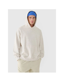 Bluza dresowa nierozpinana z kapturem męska 4f 4fwaw24tswsm1310-11s