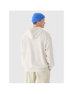 Bluza dresowa nierozpinana z kapturem męska 4f 4fwaw24tswsm1310-11s 2