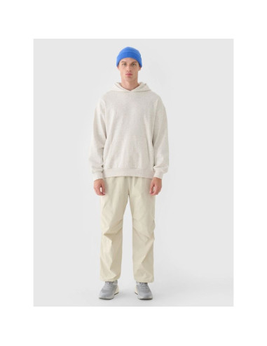 Bluza dresowa nierozpinana z kapturem męska 4f 4fwaw24tswsm1310-11s