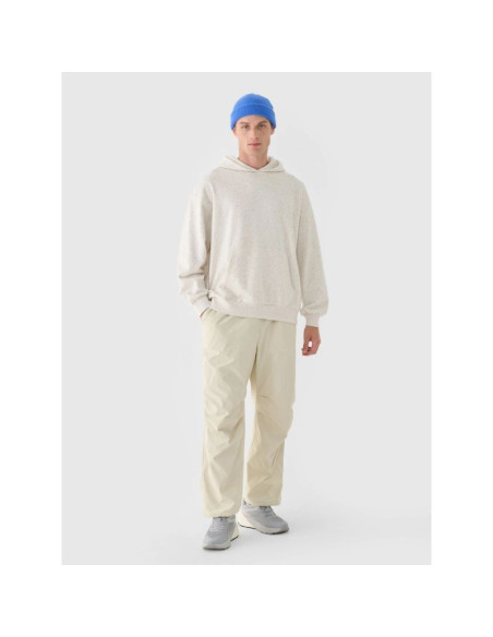 Bluza dresowa nierozpinana z kapturem męska 4f 4fwaw24tswsm1310-11s