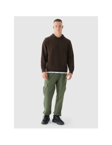 Bluza dresowa nierozpinana z kapturem męska 4f 4fwaw24tswsm1310-80s