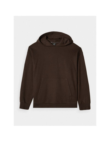 Bluza dresowa nierozpinana z kapturem męska 4f 4fwaw24tswsm1310-80s