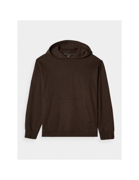 Bluza dresowa nierozpinana z kapturem męska 4f 4fwaw24tswsm1310-80s