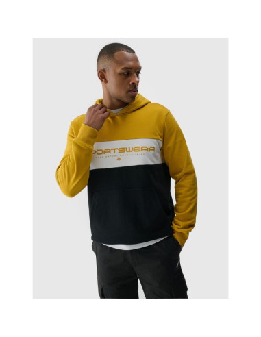 Bluza dresowa nierozpinana z kapturem męska 4f 4fwss24tswsm1032-71s