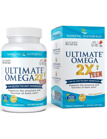 Ultimate Omega Teen Omega-3 (60 Kaps.)