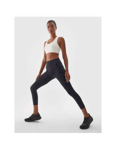 Legginsy treningowe 7/8 z wysokim stanem damskie 4f 4fwaw24tftif276-20s