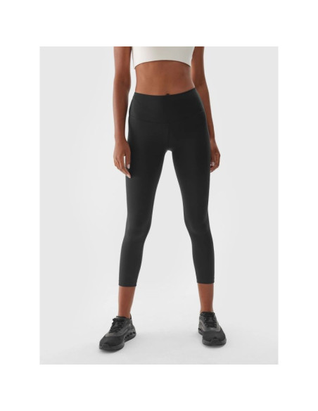 Legginsy treningowe 7/8 z wysokim stanem damskie 4f 4fwaw24tftif276-20s