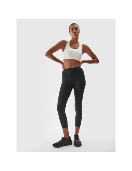 Legginsy treningowe 7/8 z wysokim stanem damskie 4f 4fwaw24tftif276-20s