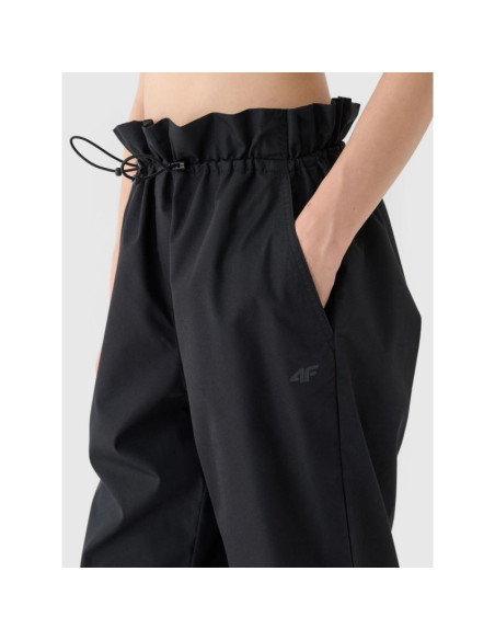 Spodnie casual parachute oversize damskie 4f 4frss24ttrof1330-20s