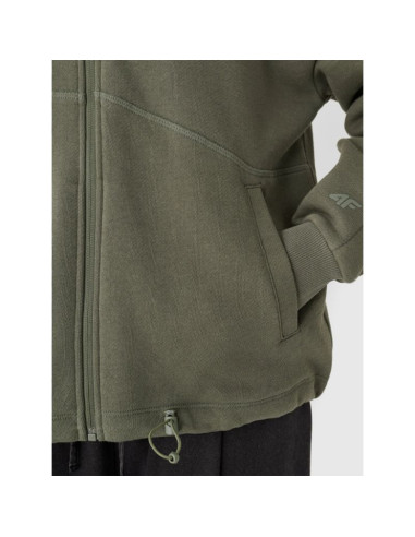 Bluza dresowa rozpinana z kapturem damska 4f 4fraw24tswsf2055-43s