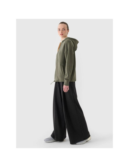 Bluza dresowa rozpinana z kapturem damska 4f 4fraw24tswsf2055-43s