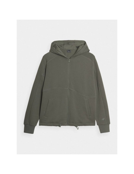 Bluza dresowa rozpinana z kapturem damska 4f 4fraw24tswsf2055-43s