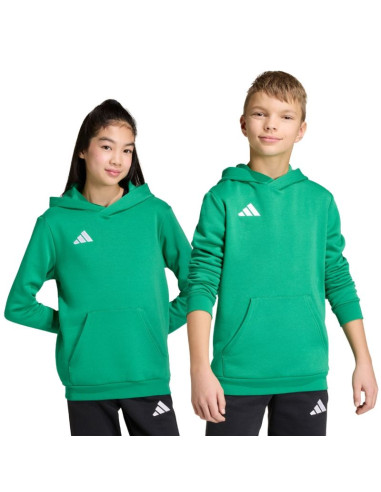 Bluza dla dzieci adidas entrada 26 hoody zielona jz6563