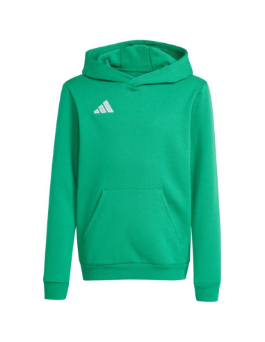 Bluza dla dzieci adidas entrada 26 hoody zielona jz6563