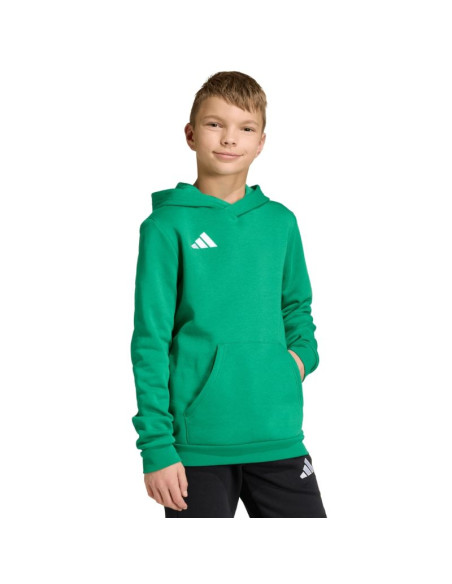 Bluza dla dzieci adidas entrada 26 hoody zielona jz6563