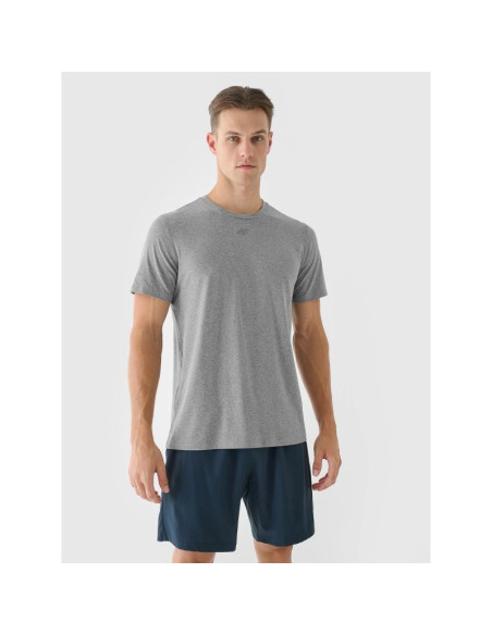 Koszulka treningowa regular szybkoschnąca męska 4f 4fwaw24tftsm1003-25m