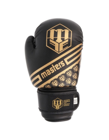 Rękawice bokserskie rpu-20 masters 4 oz czarno-złote
