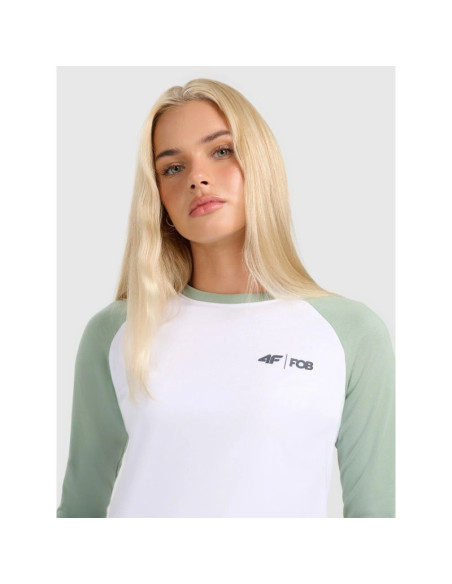 Longsleeve regular damski 4f 4fwaw25tlonf579-42s