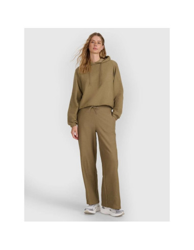 Spodnie dresowe z dzianiny strukturalnej damskie 4f 4fraw25ttrof1669-83s