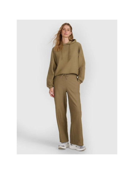 Spodnie dresowe z dzianiny strukturalnej damskie 4f 4fraw25ttrof1669-83s