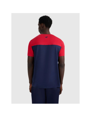 T-shirt regular z nadrukiem męski 4f 4fraw25ttshm3292-31s