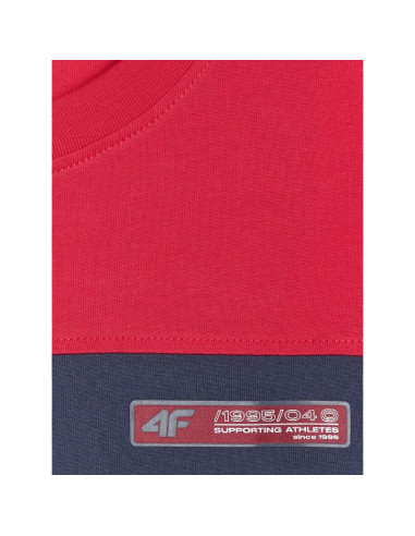 T-shirt regular z nadrukiem męski 4f 4fraw25ttshm3292-31s