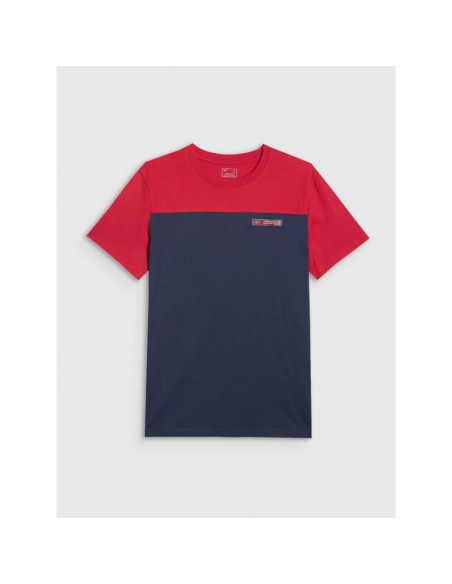 T-shirt regular z nadrukiem męski 4f 4fraw25ttshm3292-31s