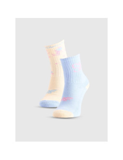 Skarpetki casual za kostkę (2-pack) dziewczęce 4f 4fjraw25usocf600-90s