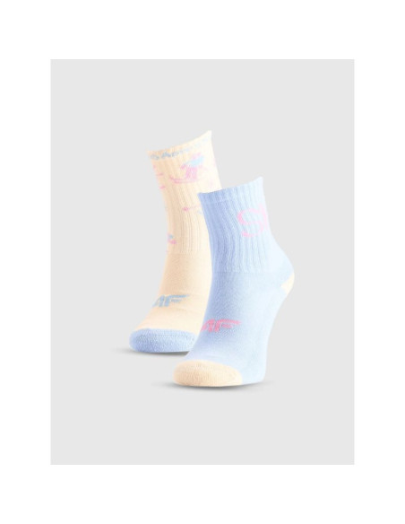 Skarpetki casual za kostkę (2-pack) dziewczęce 4f 4fjraw25usocf600-90s