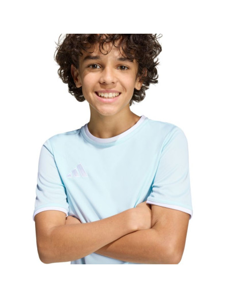 Koszulka dla dzieci adidas entrada 26 jersey błękitna ke9844