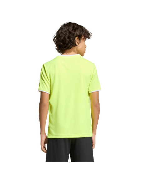 Koszulka dla dzieci adidas entrada 26 jersey żółty neon ke9845