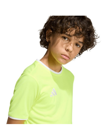 Koszulka dla dzieci adidas entrada 26 jersey żółty neon ke9845