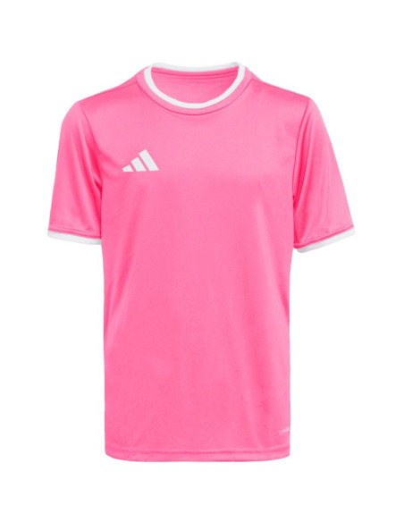 Koszulka dla dzieci adidas entrada 26 jersey różowa ke9846