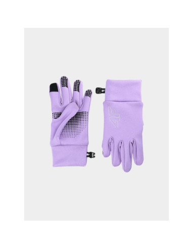 Rękawiczki dzianinowe touch screen dziecięce 4f junior 4fjwaw24aglou068-52s