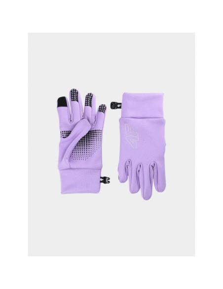 Rękawiczki dzianinowe touch screen dziecięce 4f junior 4fjwaw24aglou068-52s