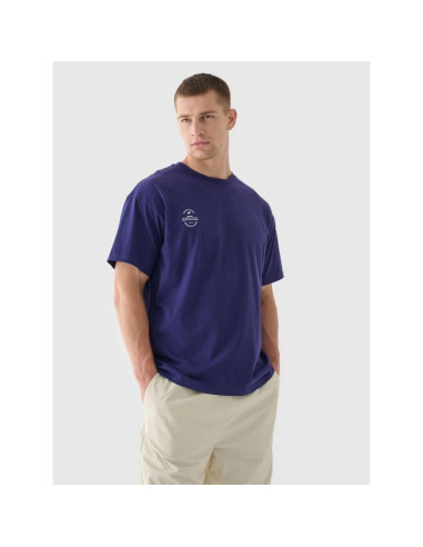 T-shirt oversize gładki uniseks 4f 4fraw24ttshu2672-31s