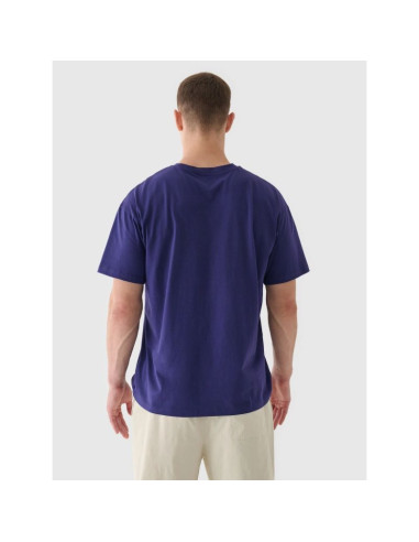 T-shirt oversize gładki uniseks 4f 4fraw24ttshu2672-31s