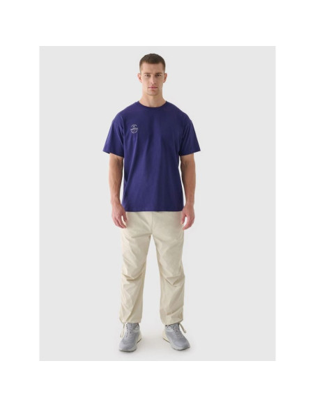 T-shirt oversize gładki uniseks 4f 4fraw24ttshu2672-31s