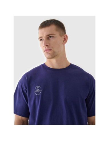 T-shirt oversize gładki uniseks 4f 4fraw24ttshu2672-31s