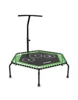 Virtufit trampolina fitness pro z uchwytem - czarna - 127 cm 2