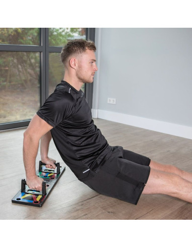 Virtufit deska do pompek 12-w-1 z uchwytami do pompek