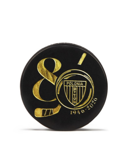 Krążek grawer polonia bytom - 80 lat hokeja