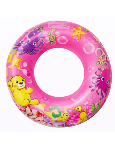 Emwu koło bóbr różowe 70cm