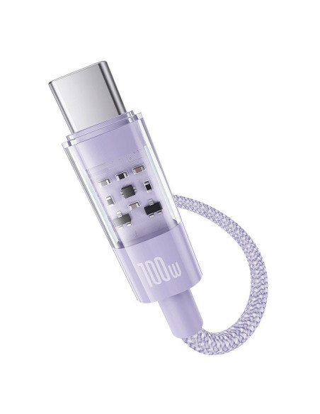 Kabel baseus gem usb-usb c 100w 1m (fioletowy)