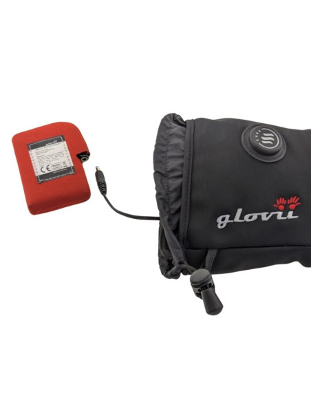 Glovii ogrzewane, ocieplane i wiatroszczelne rękawiczki uniwersalne rozmiar l-xl glwxl