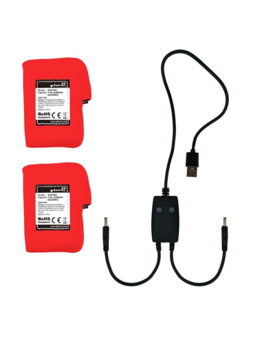 Glovii ogrzewane, ocieplane i wiatroszczelne rękawiczki uniwersalne rozmiar l-xl glwxl