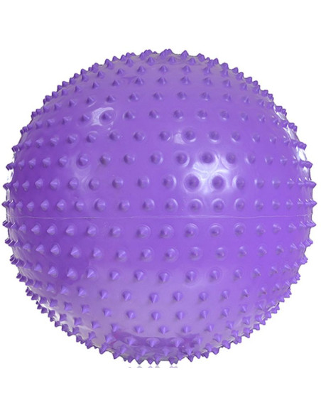 Piłka gimnastyczna z masażem profit 55cm fioletowa dk 2104