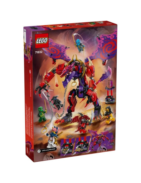Lego ninjago 71832 smok chaosu kiełogrzmot