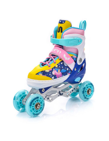 Rolki meteor 4w1 unicorn