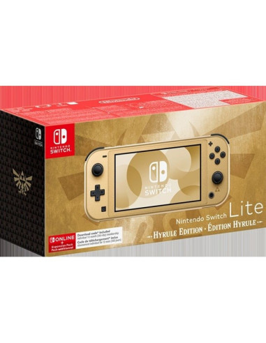 Nintendo switch lite hyrule+12m nso+expansion